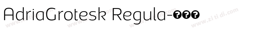AdriaGrotesk Regula字体转换 AdriaGrotesk Regula字体转换